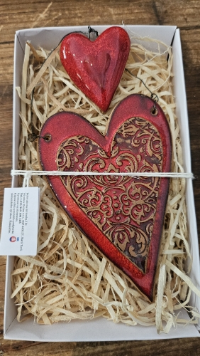 Srdce ornament so srdiečkom 