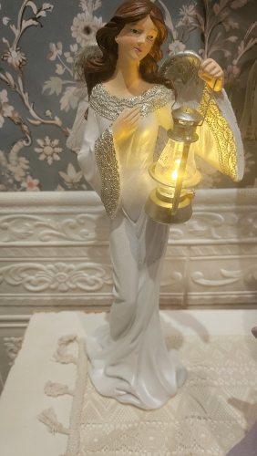 Anjel s lampášikom, 34cm
