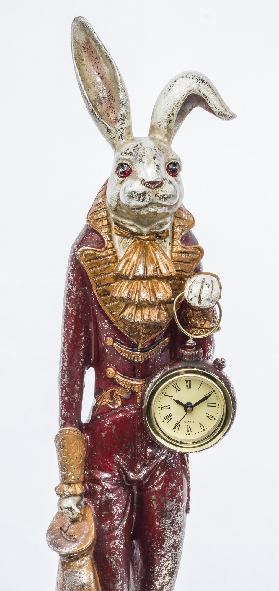 Králik s hodinami, 54x11x10,5cm