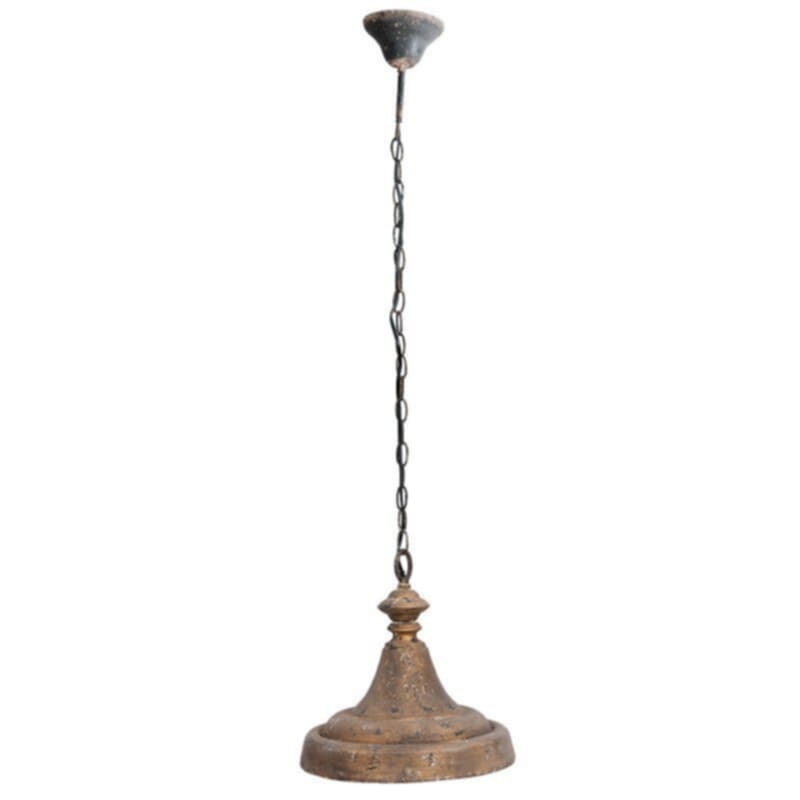 Vintage - vidiecke svietidlo - lampa kovová, 31x30cm 