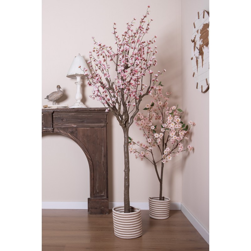 Dekorácia umelý stromček čerešňa s ružovými kvetmi Cherry Blossom - 35*35*120 cm