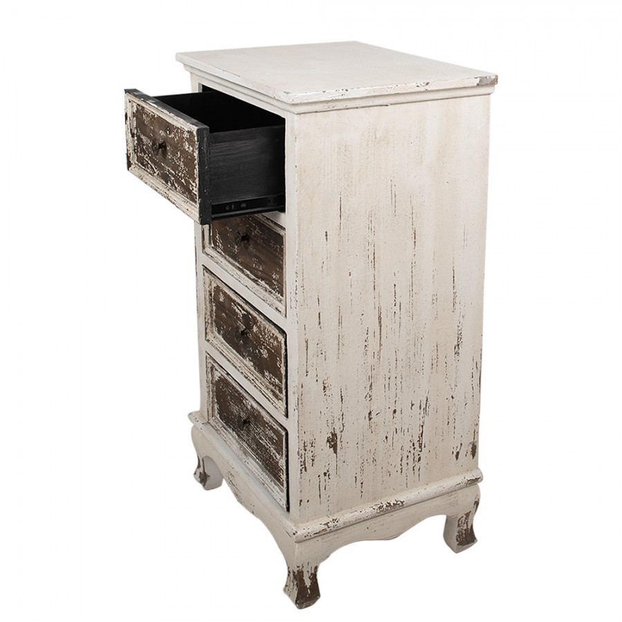 Komoda Wood Chest Of Drawers - 44*35*81 cm