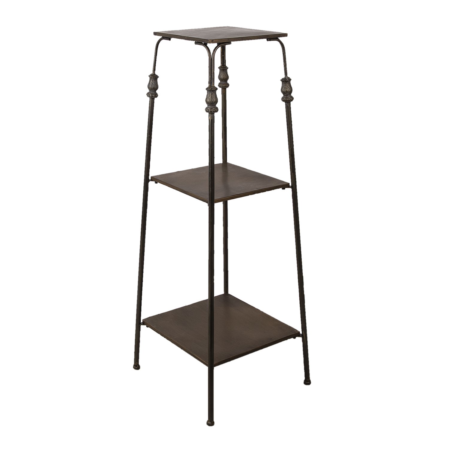 Kovový regál na kvety - 39*39*105 cm