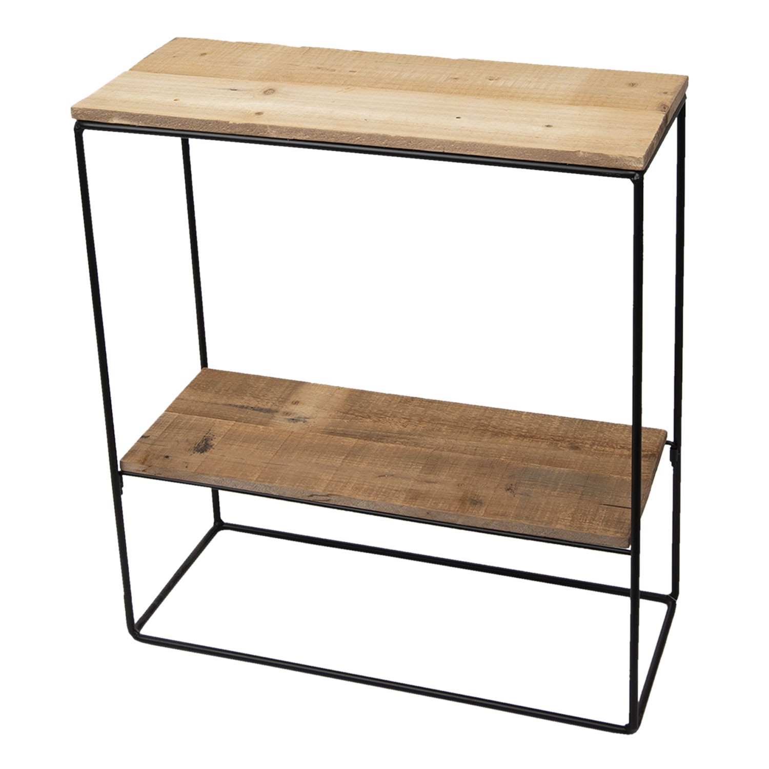 Nástenná polica Ela z recyklovaného dreva - 60*25*66 cm