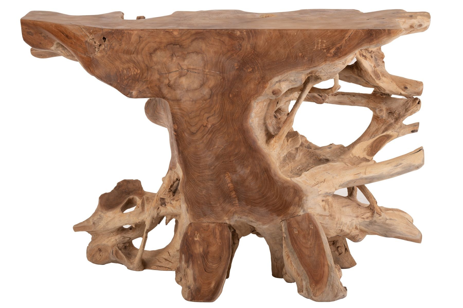 Prírodný konzolový stôl z teakového dreva Raoul teak - 121*40*81cm