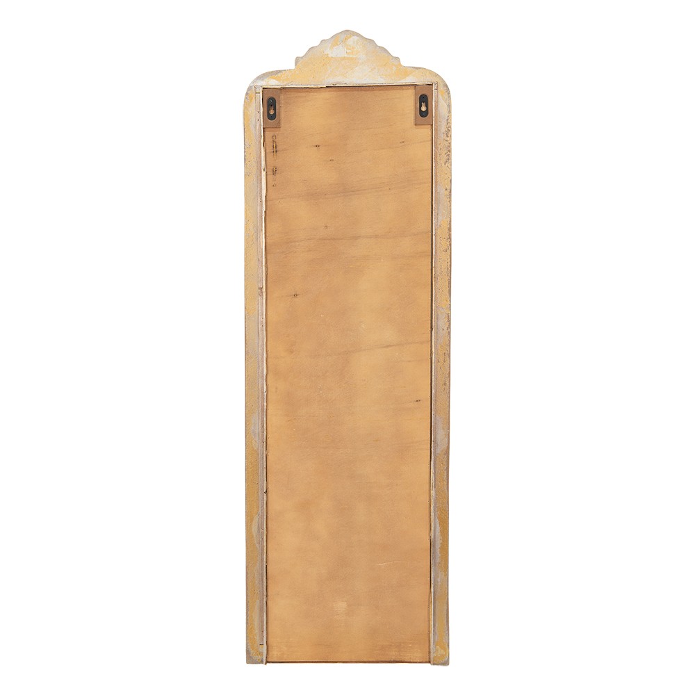 Zlatá nástenná polička so 4-mi poličkami Vione - 42*19*126 cm