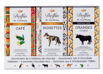 Dolfin – Výber 6 Tablettes „Carnet De Voyage“30 g, 6 príchutí, 180 g.
