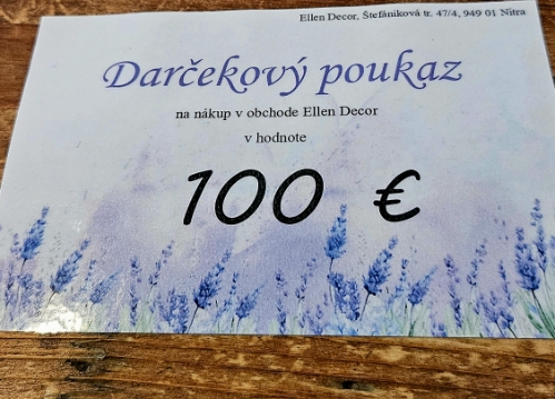 Darčekový poukaz 100€