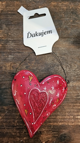 Srdiečko Ďakujem 