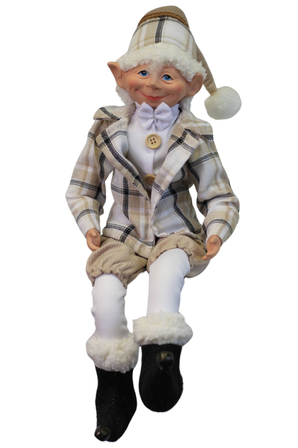 Vianočný škriatok Elegán 40cm