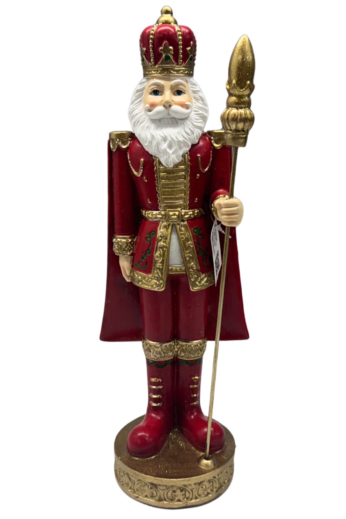 Červený vianočný Luskáčik 24cm