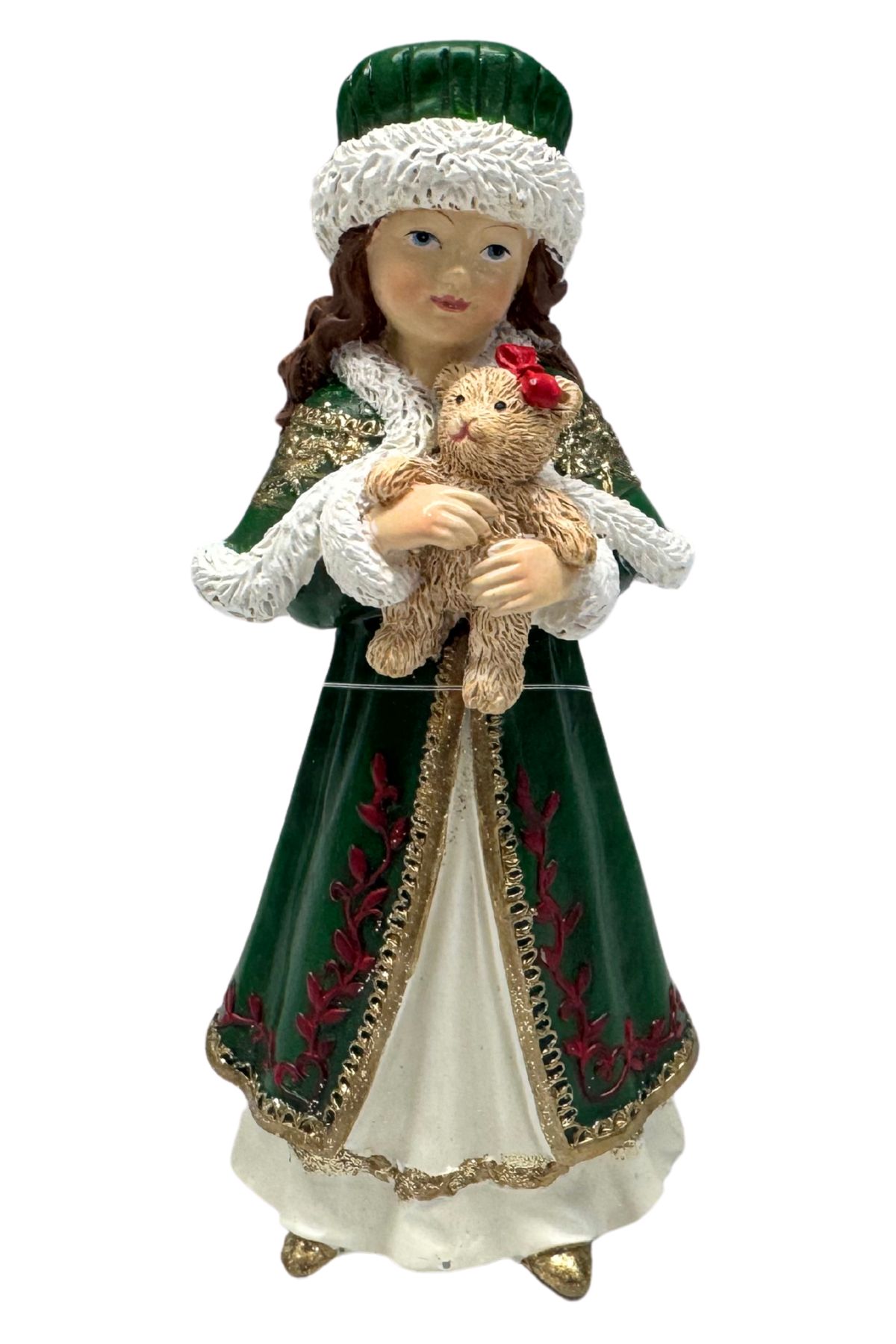 Tradičná vianočná figúrka dievčatko 17cm