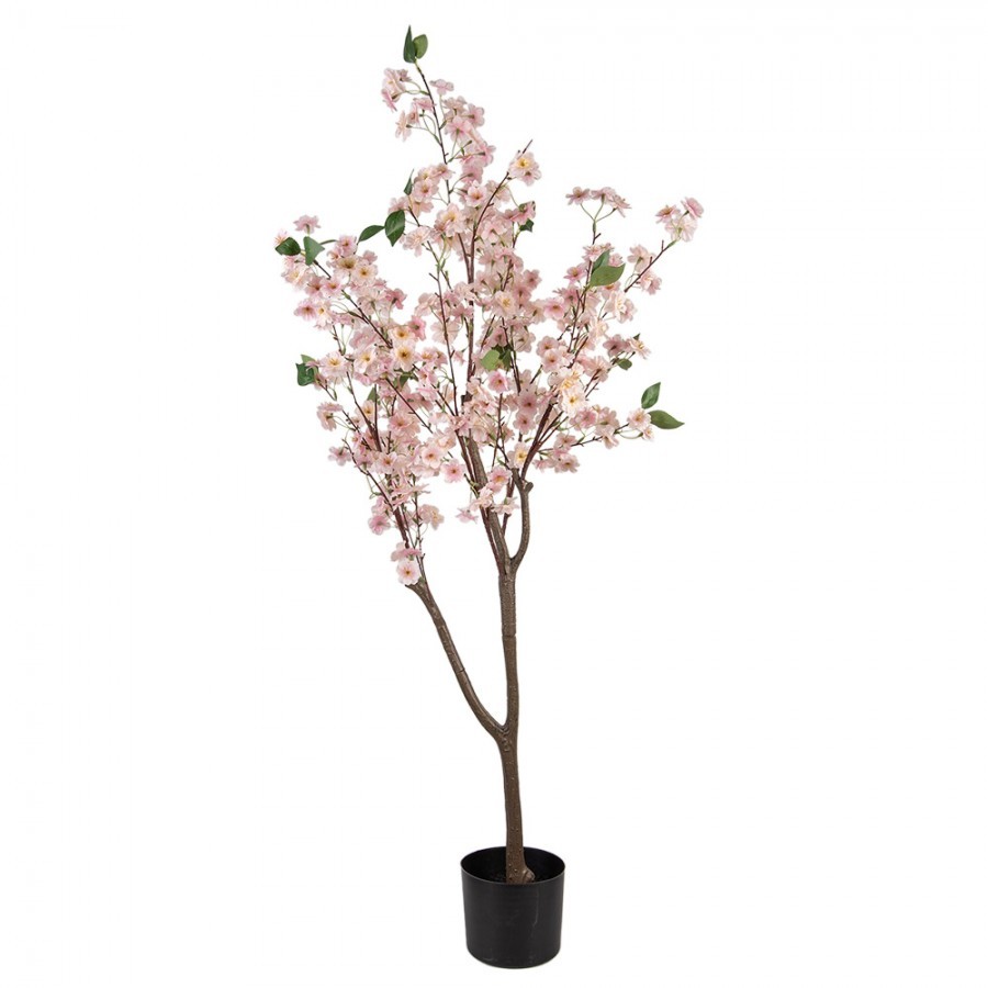 Dekorácia umelý stromček čerešňa s ružovými kvetmi Cherry Blossom - 35*35*120 cm