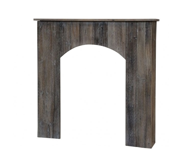 Hnedá antik dekoratívna krbová rímsa Grimaud - 100*20*95cm