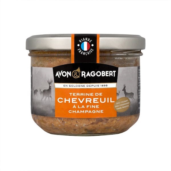Avon & Ragobert Srnčia terina so šampanským, Francúzsko, pohár 180g