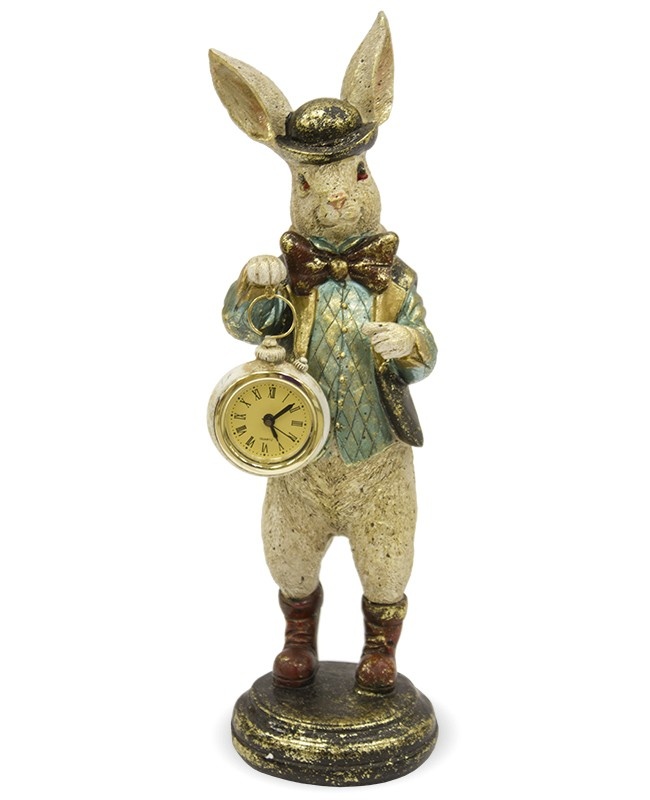 Králik s hodinami, 33x10x10,5cm
