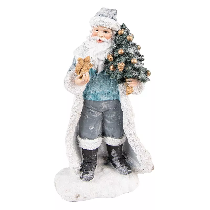 Santa s vianočným stromčekom, 11*9*21 cm