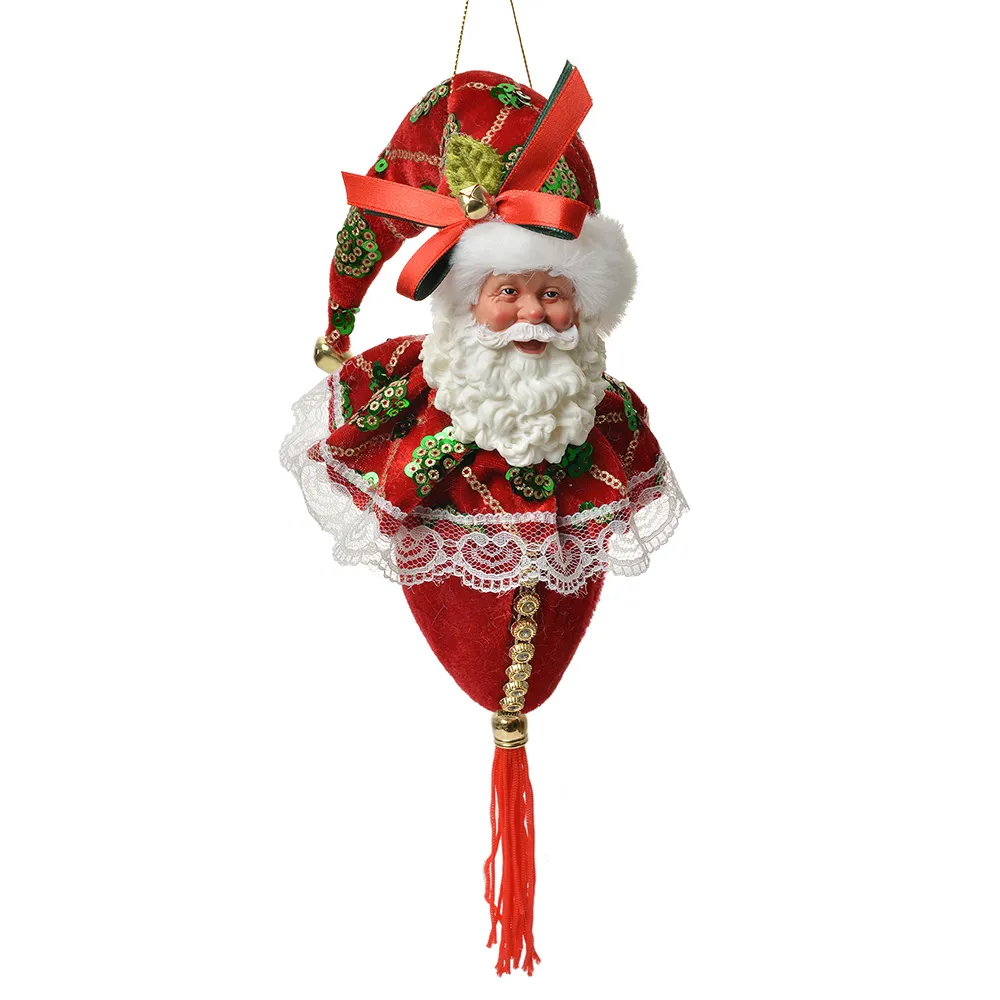 Santa Claus červený ozdoba 1,8x8x35 cm