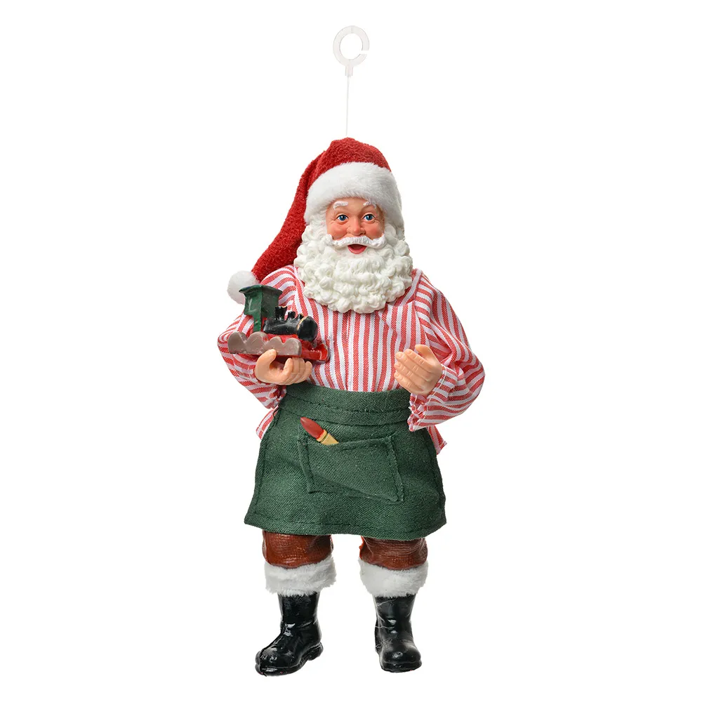 Závesný Santa Claus-4, 9x6x17 cm