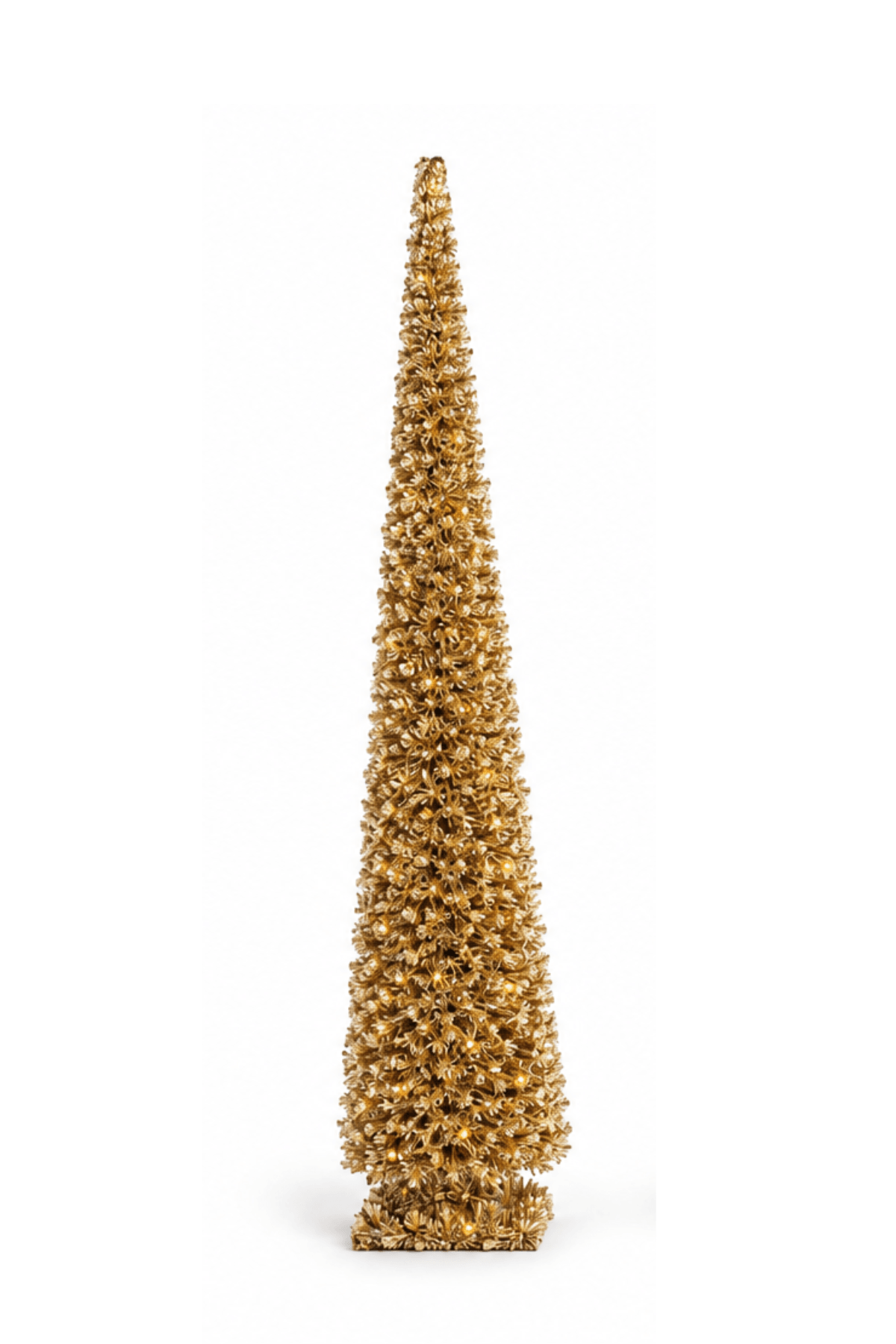 Zlatý dekoratívny vianočný stromček 40 cm