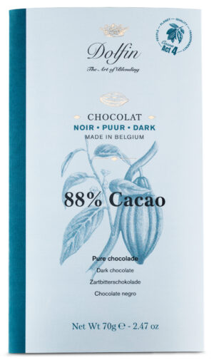 Dolfin – Tmavá čokoláda 88%, 70g