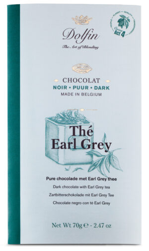 Dolfin – Tmavá čokoláda s čajom Earl Grey, 70g