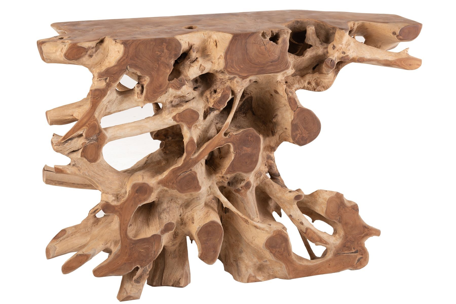Prírodný konzolový stôl z teakového dreva Raoul teak - 121*40*81cm
