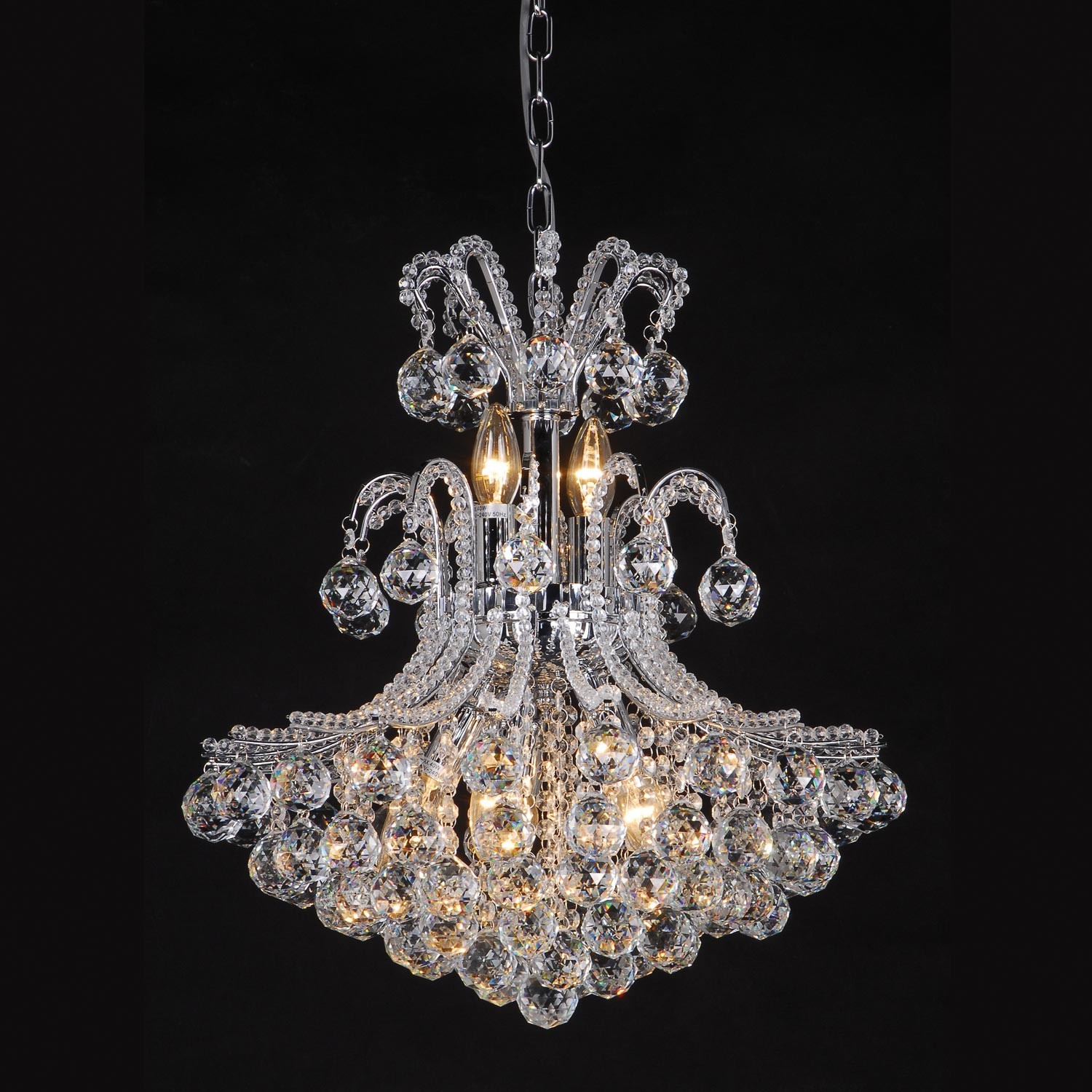 Krištáľový luster - 60-180 * Ø50 cm